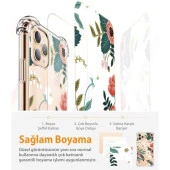 Gviewin iPhone 11 Pro Max Telefon Kılıfı Petite Flowers/Pink - 7