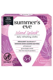 Summers Eve Island Splash Özel Bölge Temizlik Mendili 16 Adet - 1