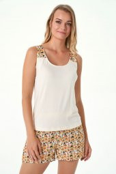 Çiçekli Sabahlıklı Şort Takım thumbnail 1