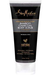 Shea Moisture Afrika Siyah Sabunu ve Bambu Kömürü Vücut Peelingi 170GR - 1