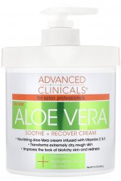 Advanced Clinicals Aloe Vera Yüz ve Vücut Kremi 454GR - 1