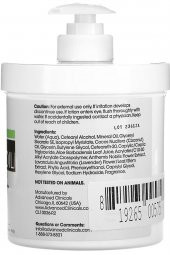 Advanced Clinicals Hindistan Cevizi Yağı Yüz ve Vücut Kremi 454GR - 2