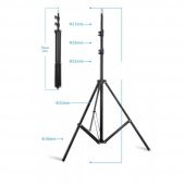 2.1 Tripod Stand Led Işık İçin - 1
