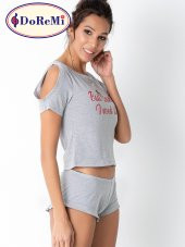 Şortlu Pijama Takımı - 3