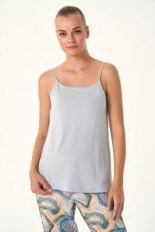 Dalgalı Desen Sabahlıklı Pijama Takımı - 1