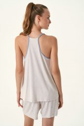 Baskılı Sabahlıklı Şortlu Takım thumbnail 4