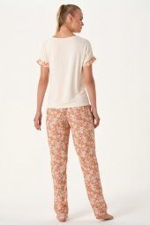Çiçekli Pijama Takımı - 1