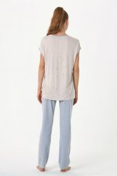 Melanj Kalpli 2li Pijama Takımı thumbnail 1