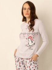 Pamuklu Bayan Pijama Takımı thumbnail 4