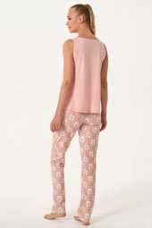Kedi Baskılı Pijama Takımı - 1