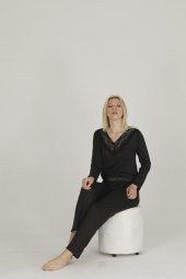 Termal Dantelli Pijama Takım thumbnail 1