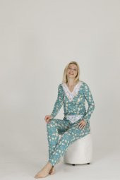 Termal Dantelli Pijama - 1