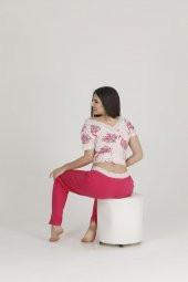 Alt Üst Dantelli Pijama Takım - 1