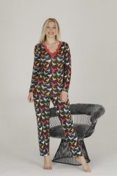 Termal Dantelli Pijama Takım - 2