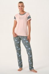 Balık Desenli Pijama Takımı thumbnail 2