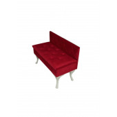 SIRTLI SANDIKLI PUF BENCH BANK JOSEPİNE KOLTUK SEÇENEKLİ 60X40 CM EBATLI PLASTİK AYAKLI - 2