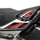 GP Kompozit Honda PCX 125 2021-2024 Uyumlu Artçı Ayak Pad Kırmızı - 1