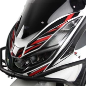 GP Kompozit Honda PCX 125 2021-2024 Uyumlu Ön Grenaj Pad Gri - 3