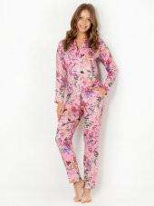 Rosy Uzun Kollu Bayan Pijama Takımı - 2