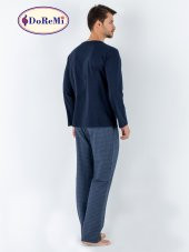 Prussian Blue Erkek Pijama Takımı - 1