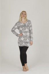 Panda Desenli Termal Kadın Pijama Takımı thumbnail 2