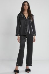 Saten Biyeli Pijama Takımı thumbnail 2