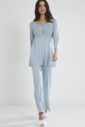 Penye Dantelli Pijama Takımı thumbnail 1