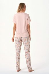 Çiçekli Pijama Takımı - 1