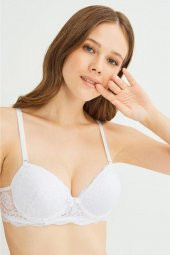 Kadın Destekli Balenli Dantel Sütyen Takım 122T_DOLU thumbnail 1