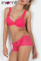 Dolgusuz İçi Boş Dantel Askılı Sütyen Takım thumbnail 2