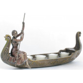 WISE Veronese Serisi-WISE KAYIK İÇİNDE KADIN MUMLUK BRONZ-17,5*39,5*11 CM. - 1