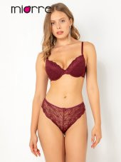 Push-Up Dolgulu Dantel Sütyen Takım thumbnail 3