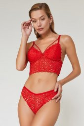 Liona Dantelli Ekru Bralet Takım - 3