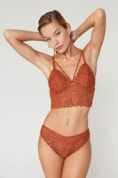 Liona Dantelli Ekru Bralet Takım - 4