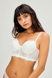 Dantelli Destekli Bralet Sütyen Takımı - 1