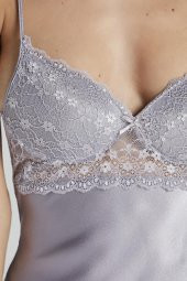 Saten Dantelli Gecelik & Sabahlık Takım thumbnail 5