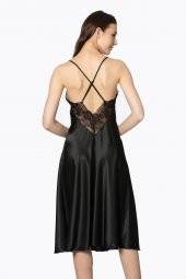 Saten Dantelli Gecelik & Sabahlık Takım thumbnail 4