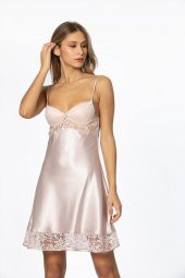 Saten Dantelli Gecelik & Sabahlık Takım thumbnail 3