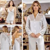 SATEN GECELİK SABAHLIK TAKIM thumbnail 1