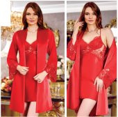 SATEN GECELİK SABAHLIK TAKIM thumbnail 2