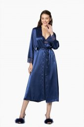 Saten Dantelli Gecelik & Sabahlık Takım thumbnail 1