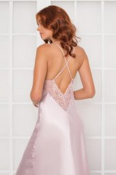 Saten Dantelli Gecelik & Sabahlık Takım thumbnail 3