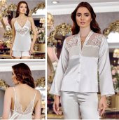 SATEN GECELİK SABAHLIK TAKIM thumbnail 1