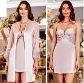 SATEN GECELİK SABAHLIK TAKIM thumbnail 2