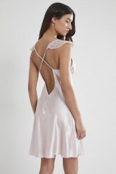 Saten Dantelli Gecelik & Sabahlık Takım thumbnail 6