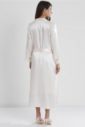 Saten Dantelli Gecelik & Sabahlık Takım - 4