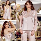 SATEN GECELİK SABAHLIK TAKIM thumbnail 1