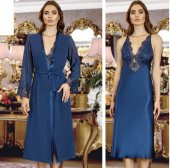 SATEN GECELİK SABAHLIK TAKIM thumbnail 2