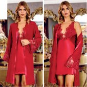 SATEN GECELİK SABAHLIK TAKIM thumbnail 2