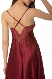 Saten Dantelli Gecelik & Sabahlık Takım thumbnail 5